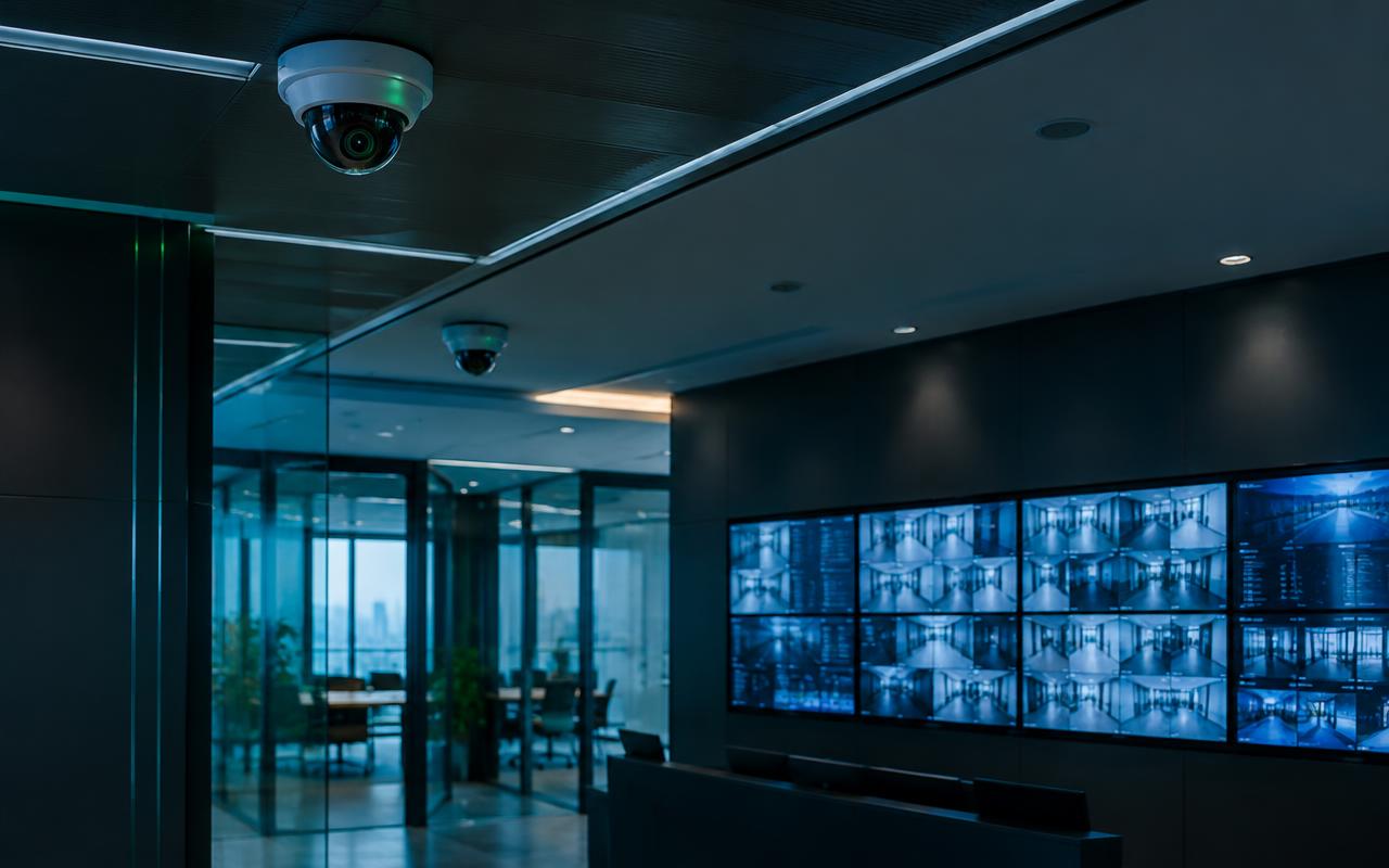 Imagem demonstrativa de Infraestrutura de CFTV Corporativo