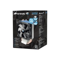 Cooler Para Processador CPU Gamer Intel e AMD Fortrek Preto AIR4