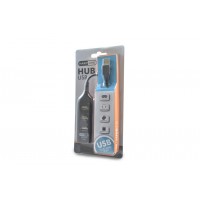 HUB USB HardLine 4 Portas 2.0 Barra Branco