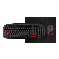Kit Gamer K-MEX 3 em 1 KM-1328(Teclado) + MO-G536(Mouse) + Mousepad