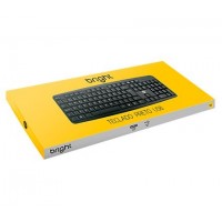Teclado USB Bright Básico Preto 0014